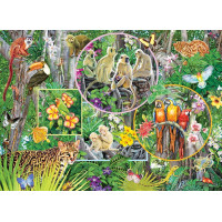 COBBLE HILL Rodinné puzzle Kouzlo pralesa 350 dílků