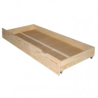 Dětská postel z masivu borovice VAŠÍK - 200x90 cm - přírodní borovice