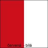 Barevné provedení - červená / bílá