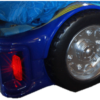 Dětská autopostel TRUCK 180x90 cm - žlutá