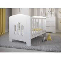 Dětská postýlka CLASSIC 2 - bílá