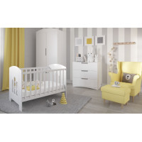 Dětská postýlka CLASSIC 2 - bílá