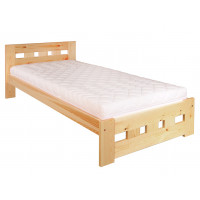 Dětská postel z masivu borovice VAŠÍK - 200x90 cm - přírodní borovice