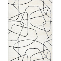 Kusový koberec Mode 8522 abstract cream/black