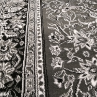 Kusový koberec NOBLE ornament oval - šedý