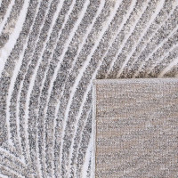 Kusový koberec MAGNE - vlny - šedý