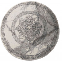 Kusový koberec STIVA ornament circle - šedý