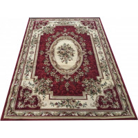Kusový koberec NOBLE rosette - červený