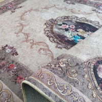 Kusový koberec HONOR Rosette - hnědý