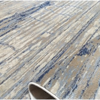 Kusový koberec MYLES PRJ 15A-CB - šedý/modrý