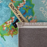 Dětský koberec Mapa světa