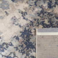 Kusový koberec MYLES PRJ 11C-CB - šedý/modrý