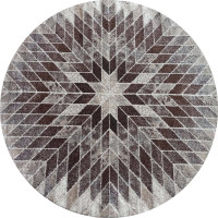 Kusový koberec PANNE mandala circle - odstíny béžové