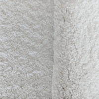 Moderní koberec SHAGGY CAMIL kulatý - bílý