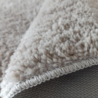 Moderní koberec SHAGGY CAMIL kulatý - latte