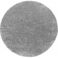 Moderní koberec SHAGGY CAMIL kulatý - šedý