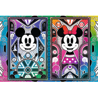 TREFL Wood Craft Origin puzzle Mickey Mouse a Minnie 501 dílků