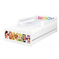 Dětská postel MAX - 160x80 cm - Rainbow High - Friends
