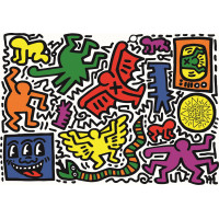 CLEMENTONI Puzzle Novo Art Series: Keith Haring 1000 dílků