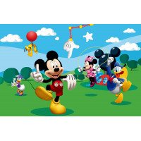 Dětská fototapeta DISNEY - Mickey Mouse si hraje s přáteli - 360x254 cm