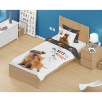 Dětské bavlněné povlečení BEST FRIENDS - Kamarádi - 140x200 cm