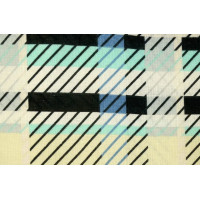 Bavlněné povlečení VANILLA Stripes - tyrkysové - 220x200 cm