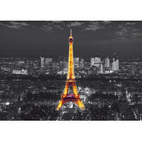 Moderní fototapeta - Eiffelova věž v noci - 360x254 cm