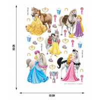 Dětská samolepka DISNEY PRINCEZNY 65x85 cm