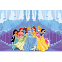 Dětská fototapeta DISNEY - Princezny na zámku - 360x254 cm