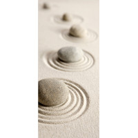 Moderní fototapeta - Kameny v písku - 90x202 cm