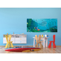 Dětská fototapeta DISNEY - Nemo a Dory v nebezpečí - 202x90 cm