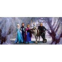 Dětská fototapeta DISNEY - Frozen v kouzelném lese - 202x90 cm