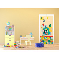 Dětská fototapeta DISNEY - Mickey Mouse a čísla - 90x202 cm