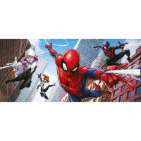 Dětská fototapeta MARVEL - SPIDER-MAN a jeho tým - 202x90 cm