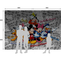 Dětská fototapeta DISNEY - Mickey Mouse a kamarádi - 360x254 cm
