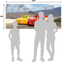 Dětská fototapeta DISNEY - CARS - soupeři - 202x90 cm