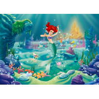 Dětská fototapeta DISNEY - Ariel u podmořského zámku - 155x110 cm