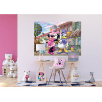 Dětská fototapeta DISNEY - Minnie a Daisy - malířky - 155x110 cm