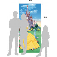 Dětská fototapeta DISNEY - Kráska a zvíře - 90x202 cm