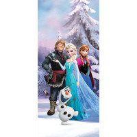 Dětská fototapeta DISNEY - Frozen v kouzelném lese - 90x202 cm