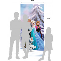 Dětská fototapeta DISNEY - Frozen v kouzelném lese - 90x202 cm