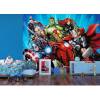 Dětská fototapeta MARVEL - Hrdinové Avengers - 360x270 cm