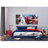 Dětská fototapeta MARVEL - SPIDER-MAN a jeho tým - 202x90 cm