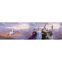 Dětská samolepící bordura DISNEY FROZEN 2 létající Olaf - 10x500 cm