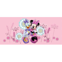 Dětská fototapeta DISNEY - kamarádky Minnie a Daisy - 202x90 cm