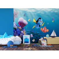 Dětská fototapeta DISNEY - Dory a Nemo spolu - 360x254 cm