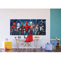 Dětská fototapeta MARVEL- SPIDER-MAN - Paralelní světy - 202x90 cm