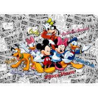 Dětská fototapeta DISNEY - Mickey Mouse a kamarádi - 360x254 cm