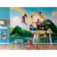 Dětská fototapeta DISNEY - Víly a duha - 360x270 cm