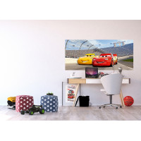 Dětská fototapeta DISNEY - CARS - soupeři - 202x90 cm